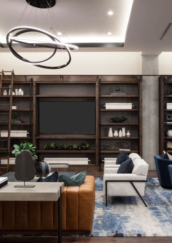 Living Room with Vaulted Ceiling at Berkshire Pullman, Frisco, 75034
